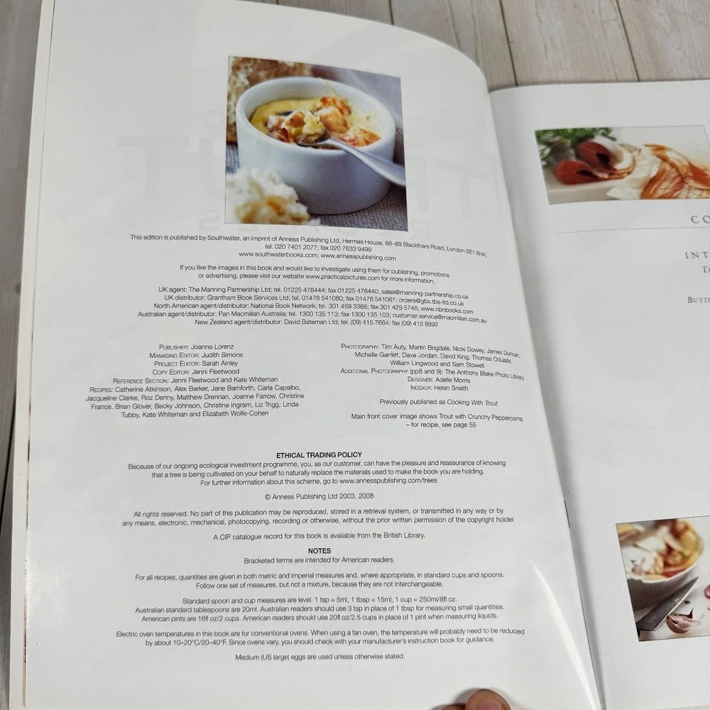 50 Classic Trout Recipes Jane Bamforth 2008 Cookbook Southwater Illustrated